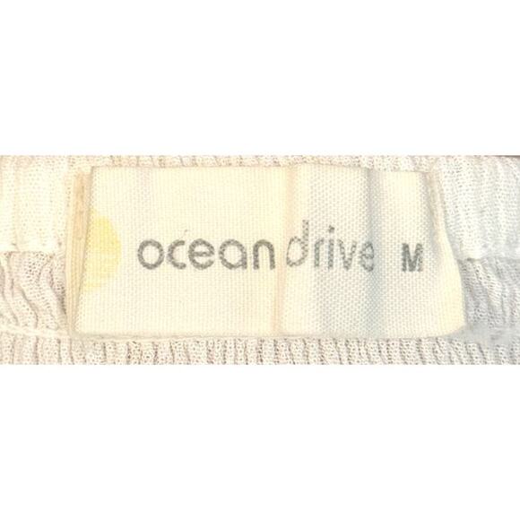 OCEAN DRIVE Crinkle Lace Ruffle Tank - Size M - Picture 3 of 3